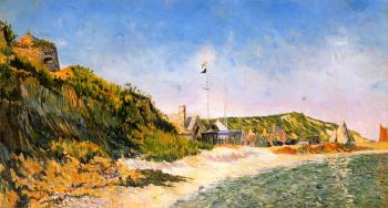 (image for) Handmade oil painting Copy paintings of famous artists Paul Signac's painting,Port-en Bessin, the Beac